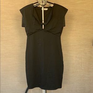 Yiqicohui Classic Black Dress Cotton Size Large